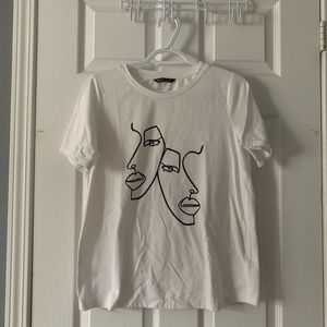 White Shein T-shirt